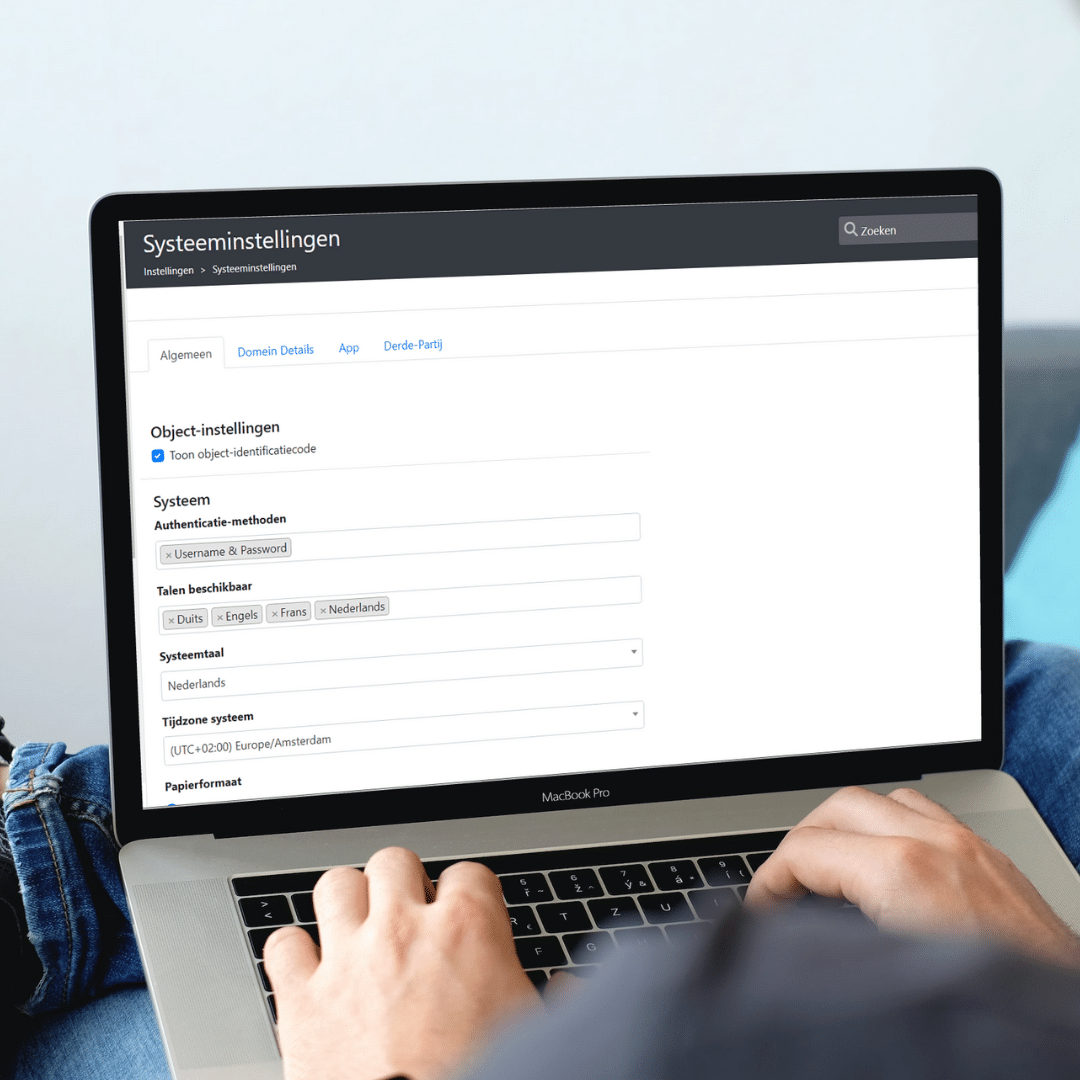 AG Facility Apps - digitaal logboek -  config